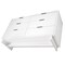 Manhattan Comfort Granville 55.07 Double Wide Dresser in White DR-5031 - alternate 9
